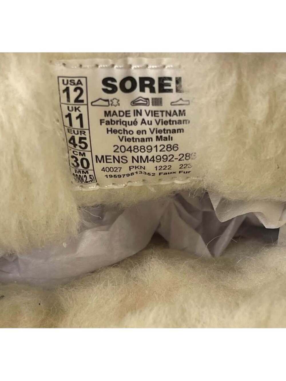 Sorel Suede Slippers Men's Size 12 - Picture 5 of 6